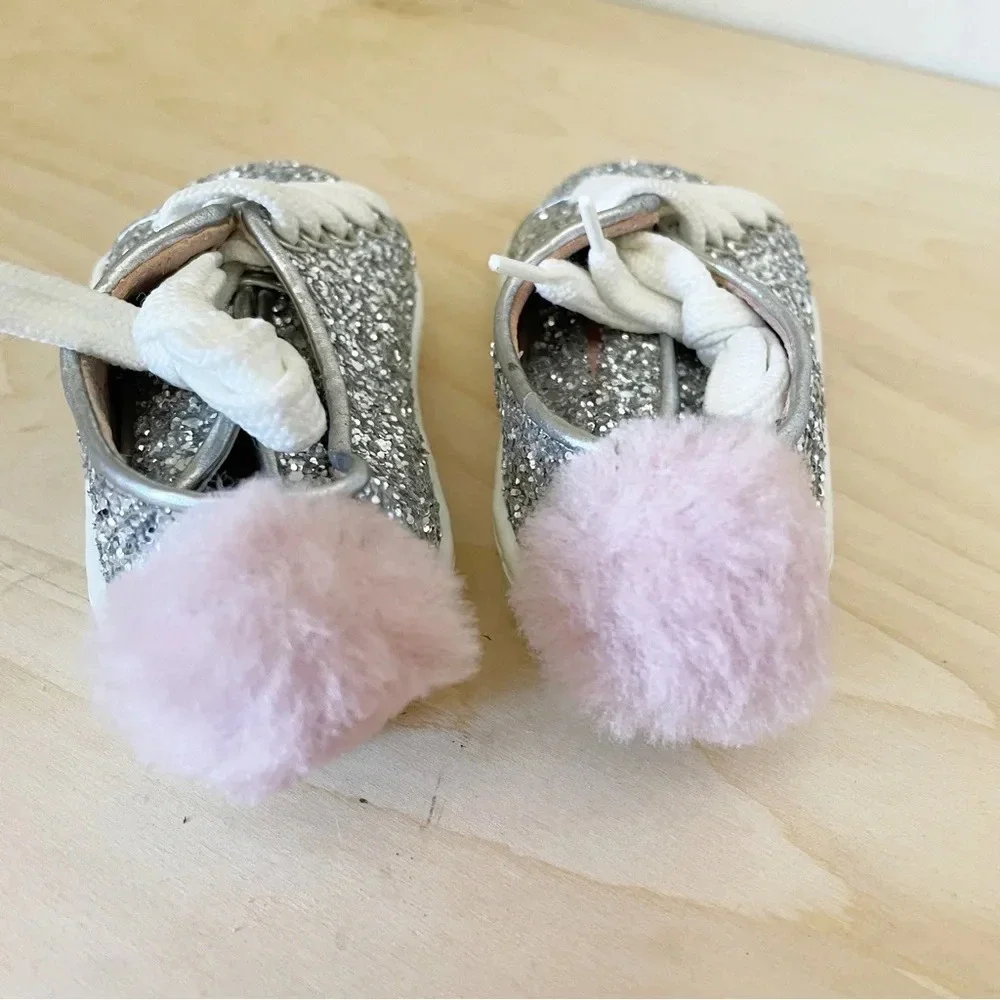 Minna Parikka Glitter Bunny Sneakers toddler Sz 21 US 6 - Picture 6 of 8